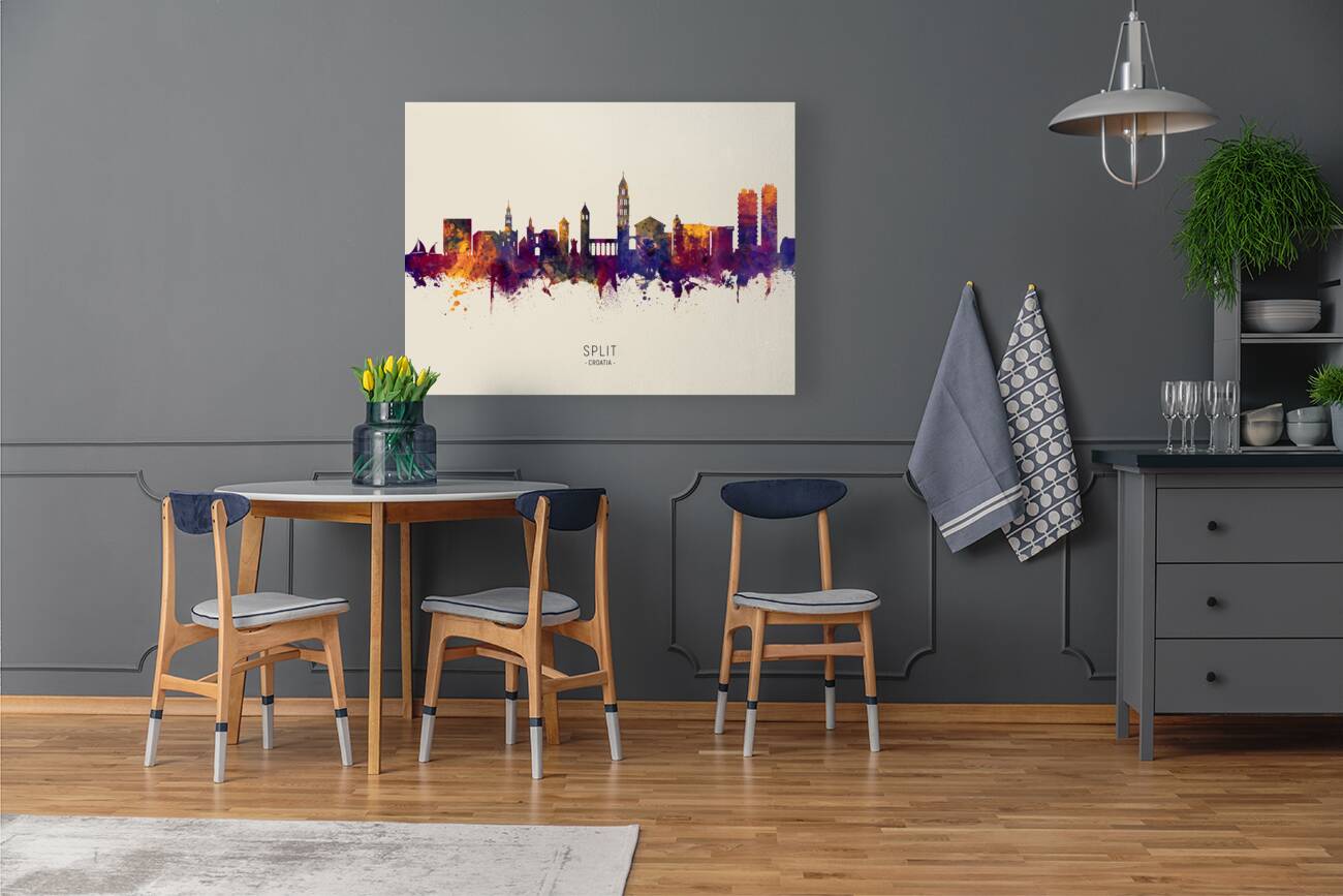 Split Croatia Skyline Reproduction