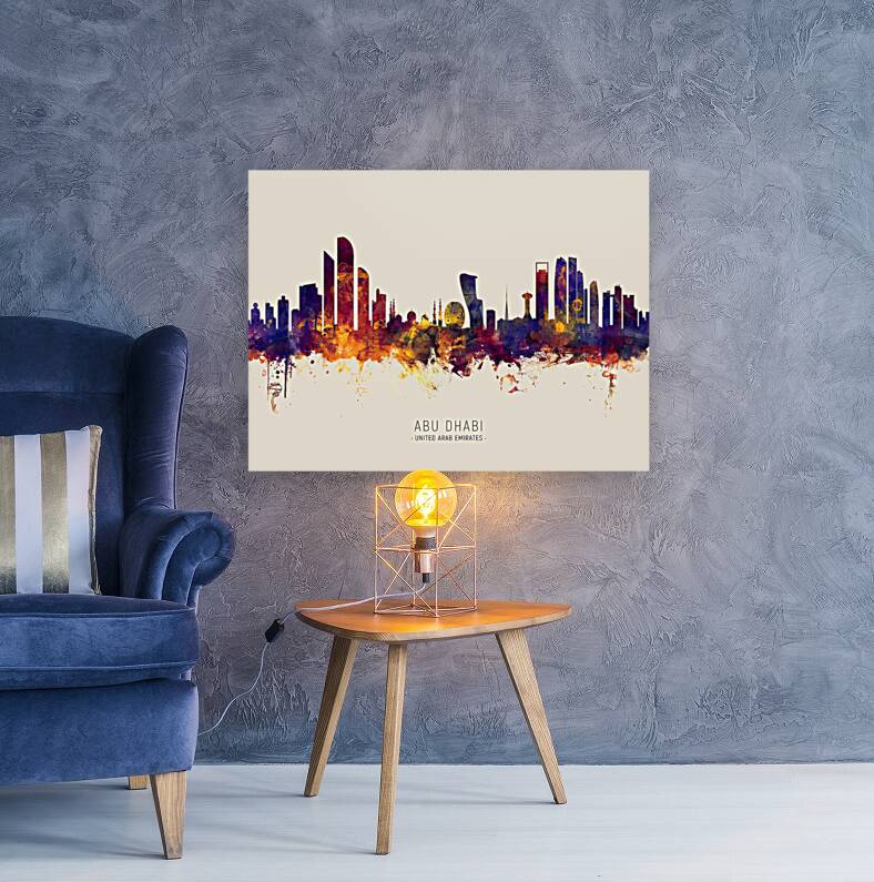 Abu Dhabi Skyline Reproduction
