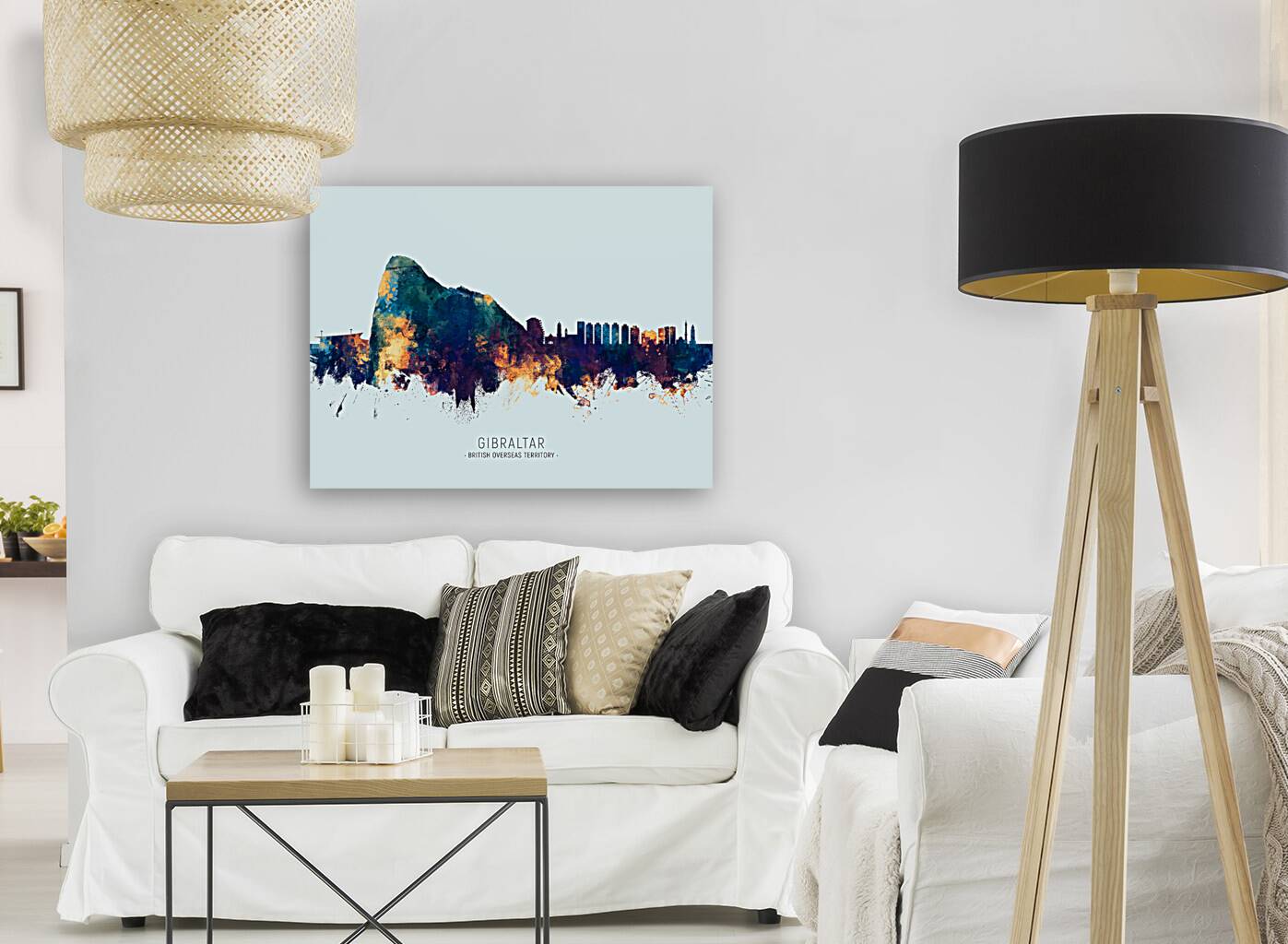 Gibraltar Skyline Reproduction
