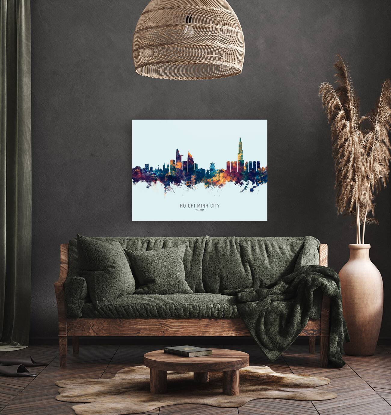 Ho Chi Minh City Vietnam Skyline Reproduction