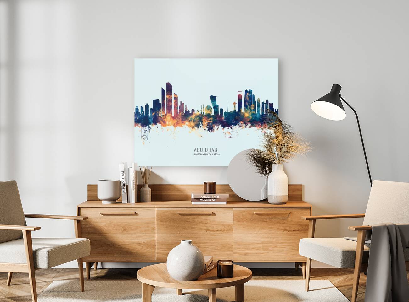 Abu Dhabi Skyline Reproduction