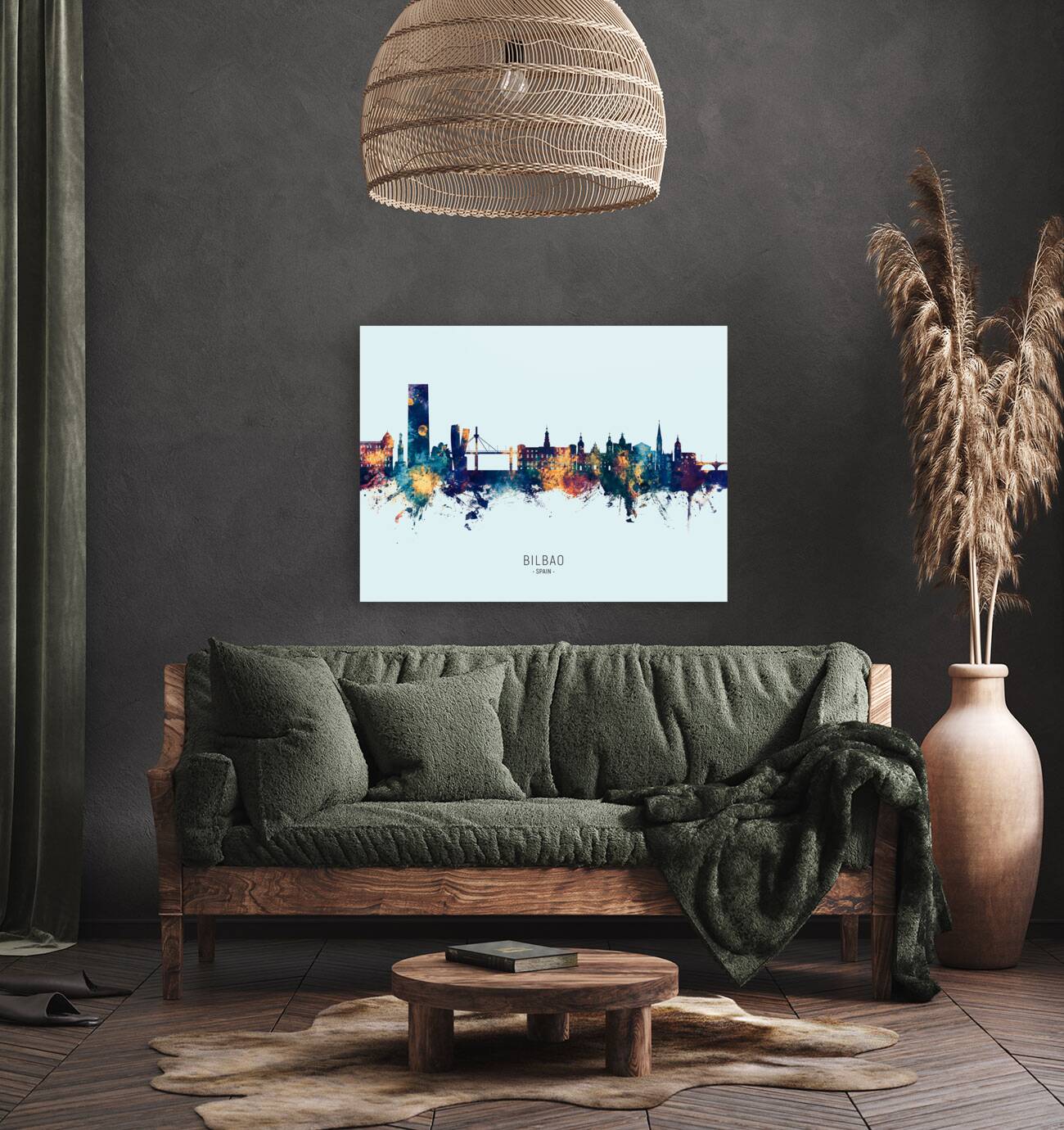 Bilbao Spain Skyline Reproduction