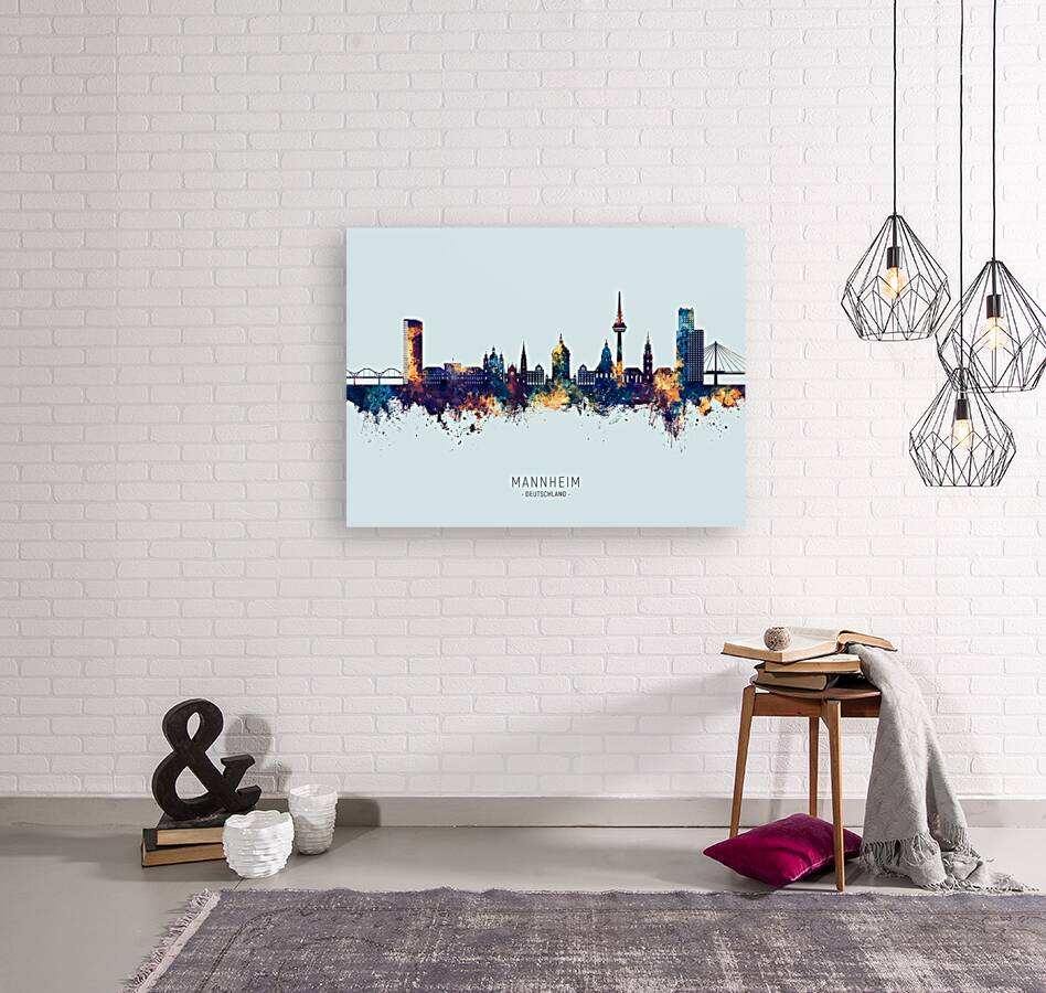 Mannheim Germany Skyline Reproduction