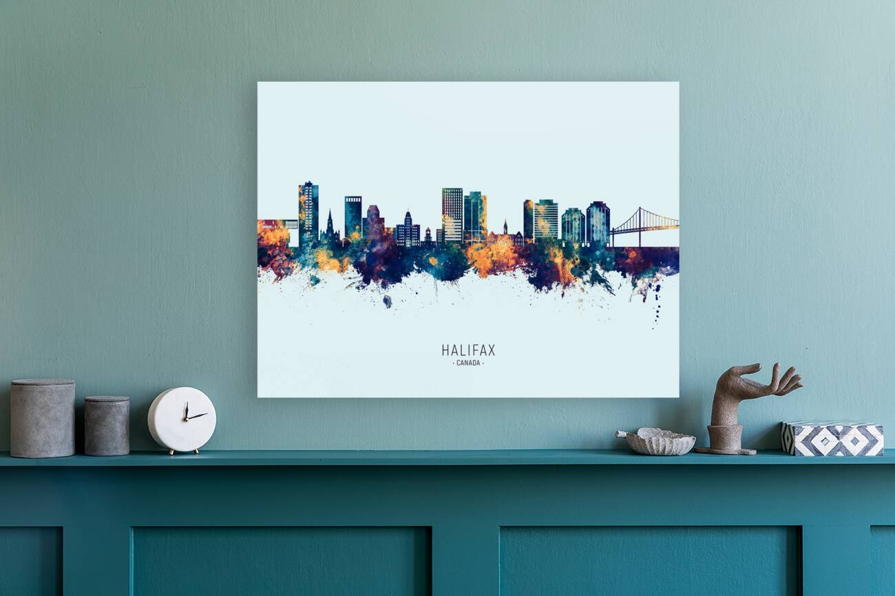 Halifax Canada Skyline Reproduction