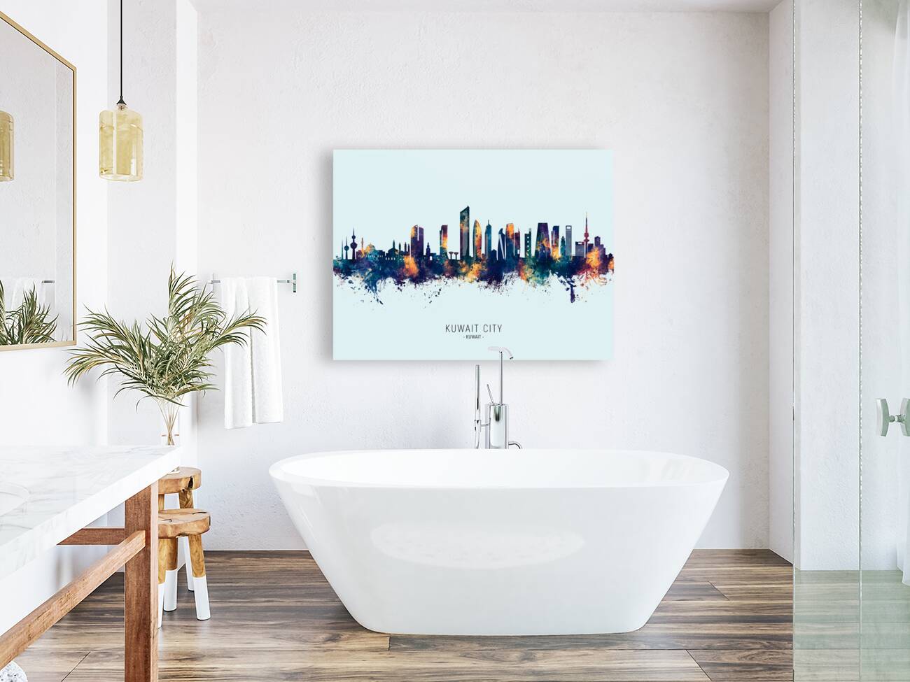 Kuwait City Skyline Reproduction