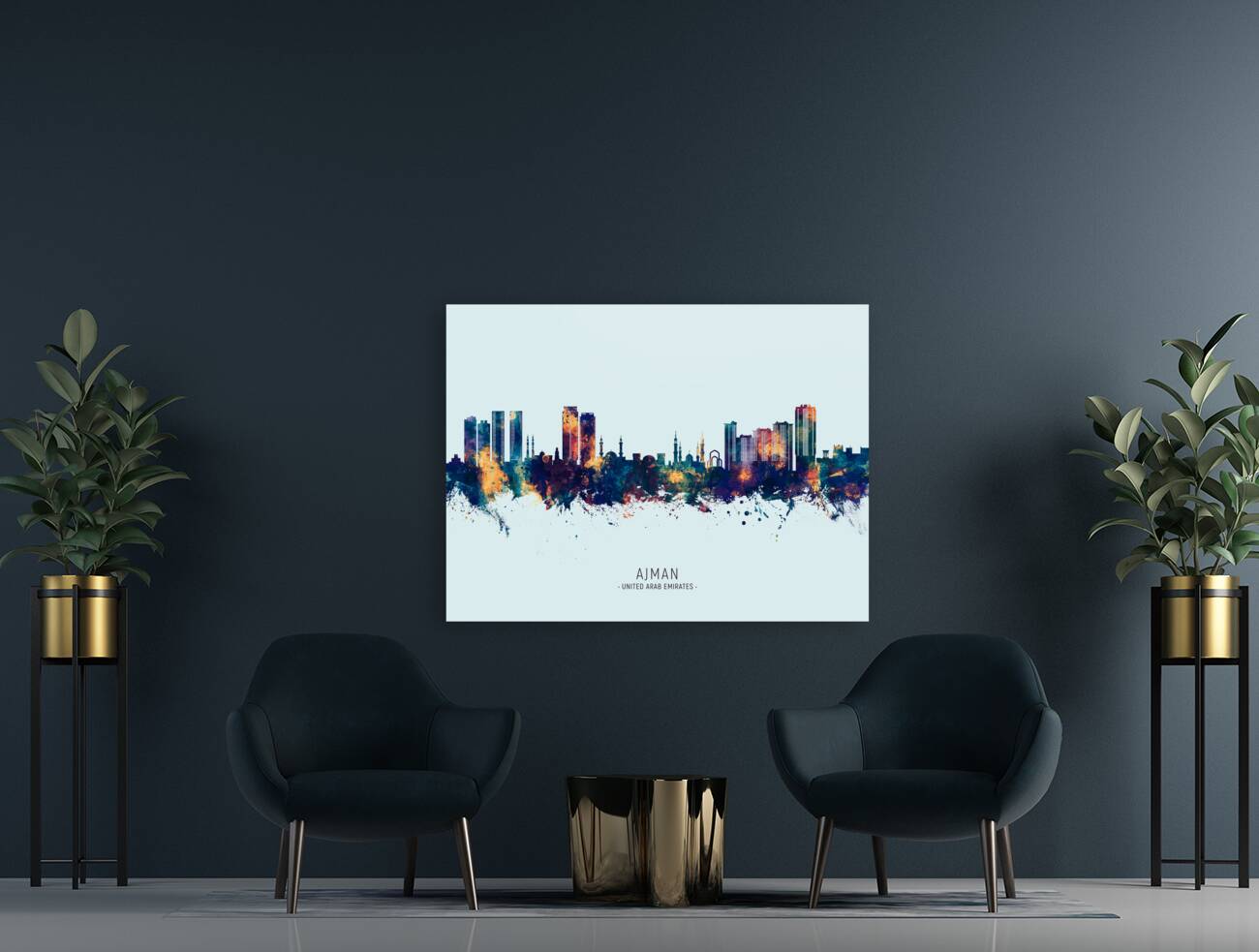 Ajman Skyline Reproduction
