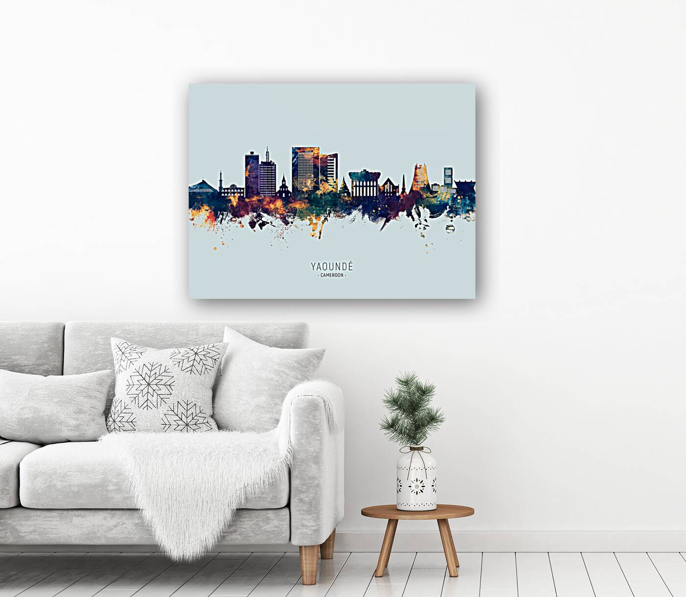 Yaounde Cameroon Skyline Reproduction