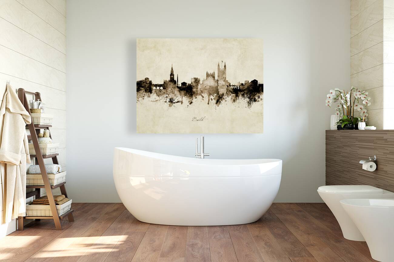 Bath England Skyline Reproduction
