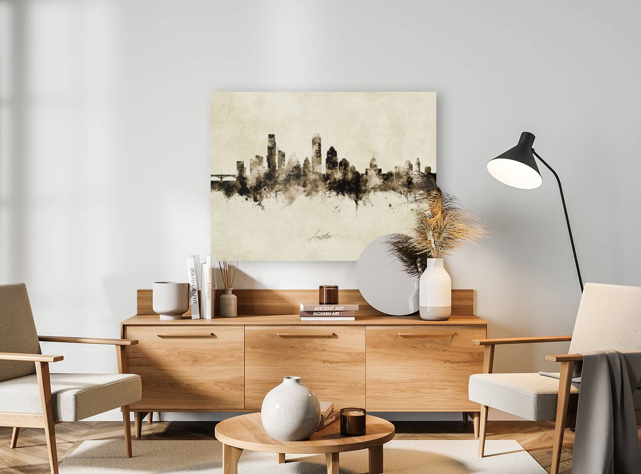 Austin Texas Skyline Reproduction