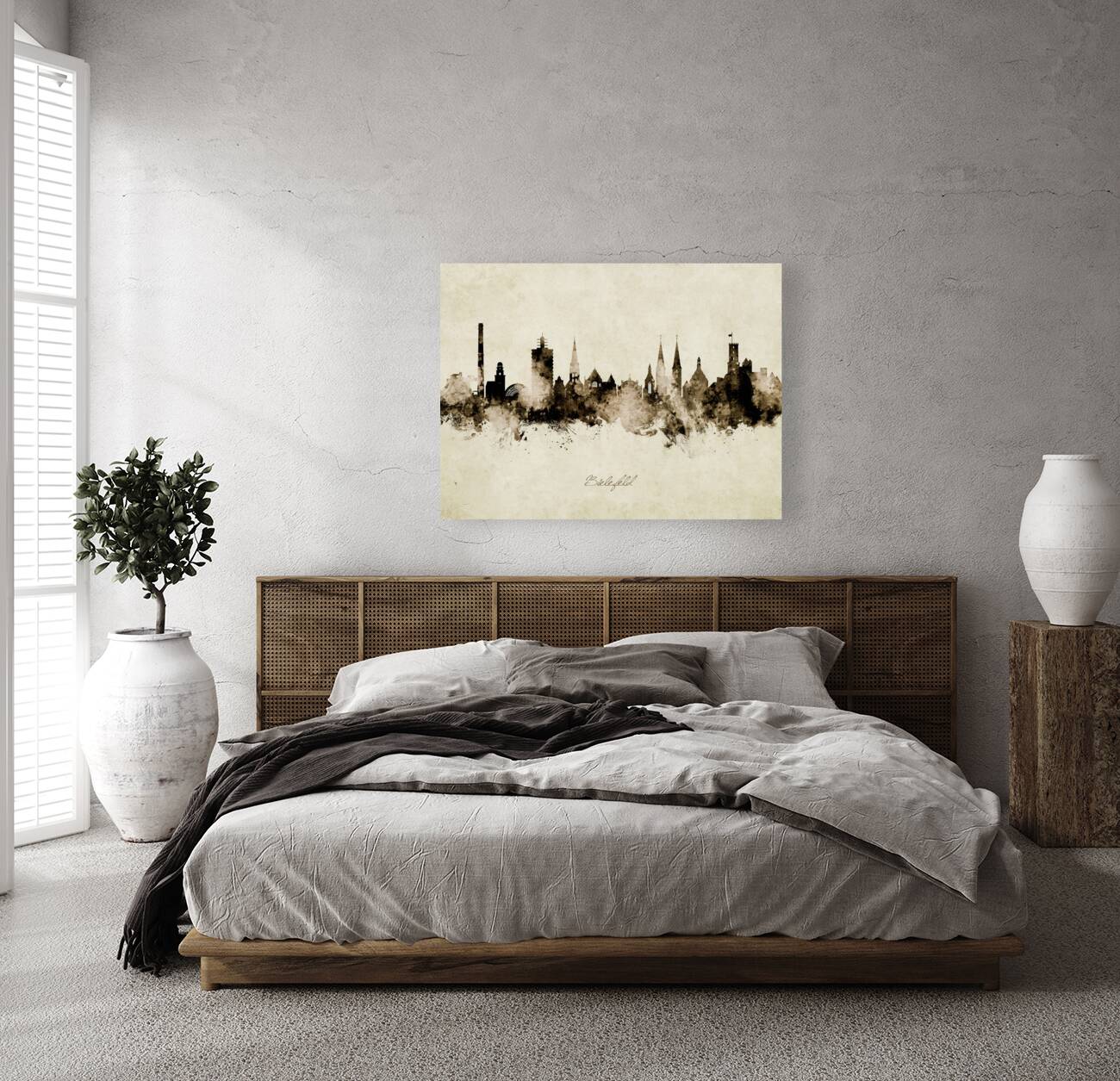 Bielefeld Germany Skyline Reproduction