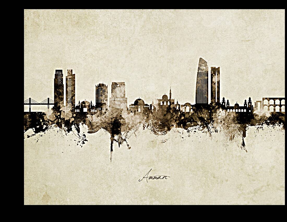 Amman Skyline Reproduction