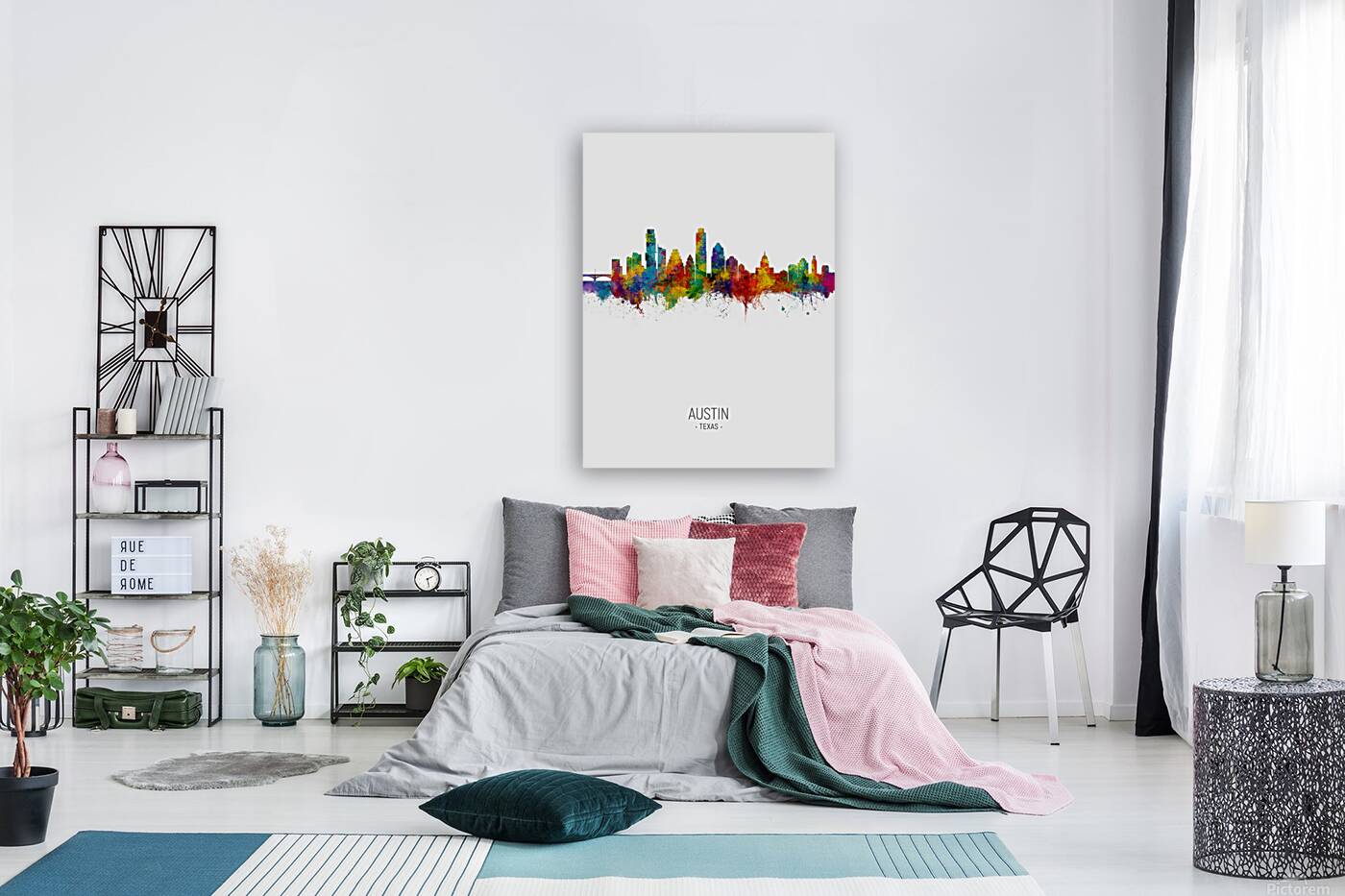 Austin Texas Skyline Reproduction