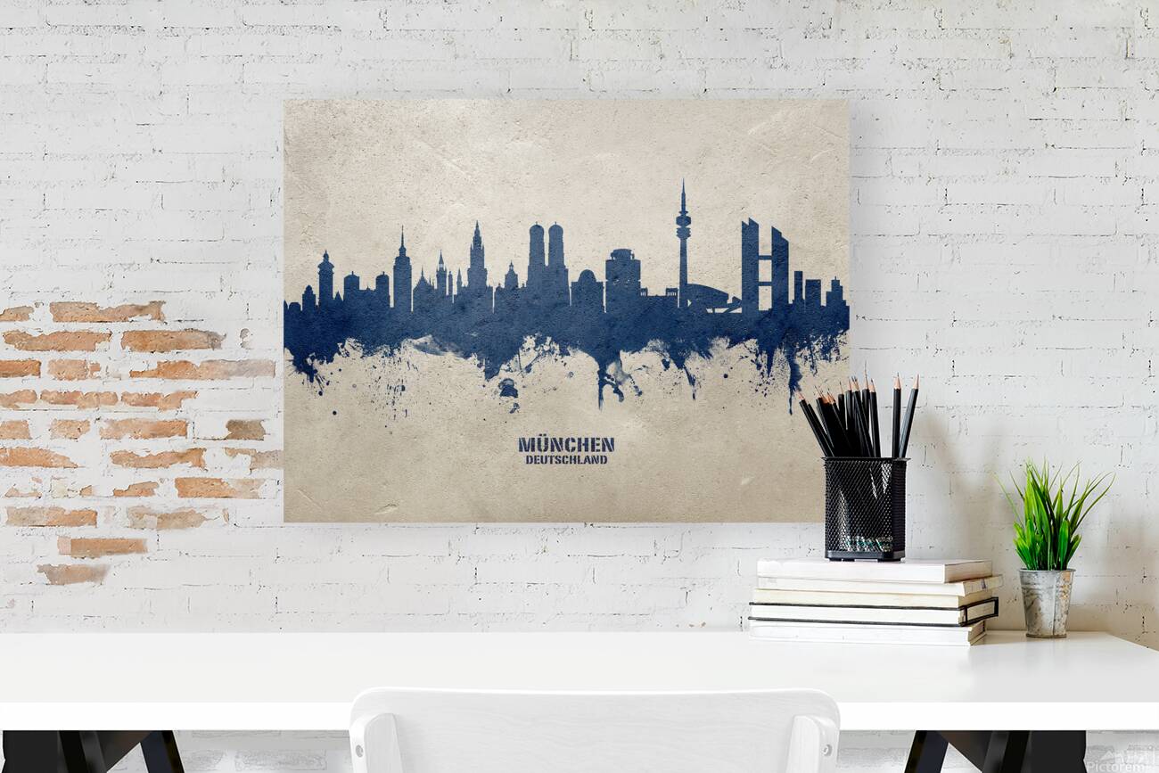 Munich Germany Skyline Reproduction