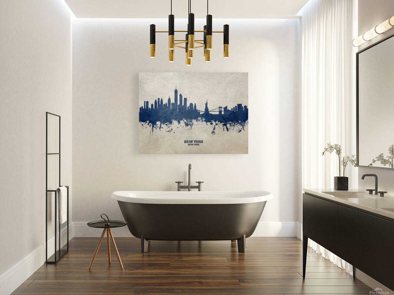 New York Skyline Reproduction