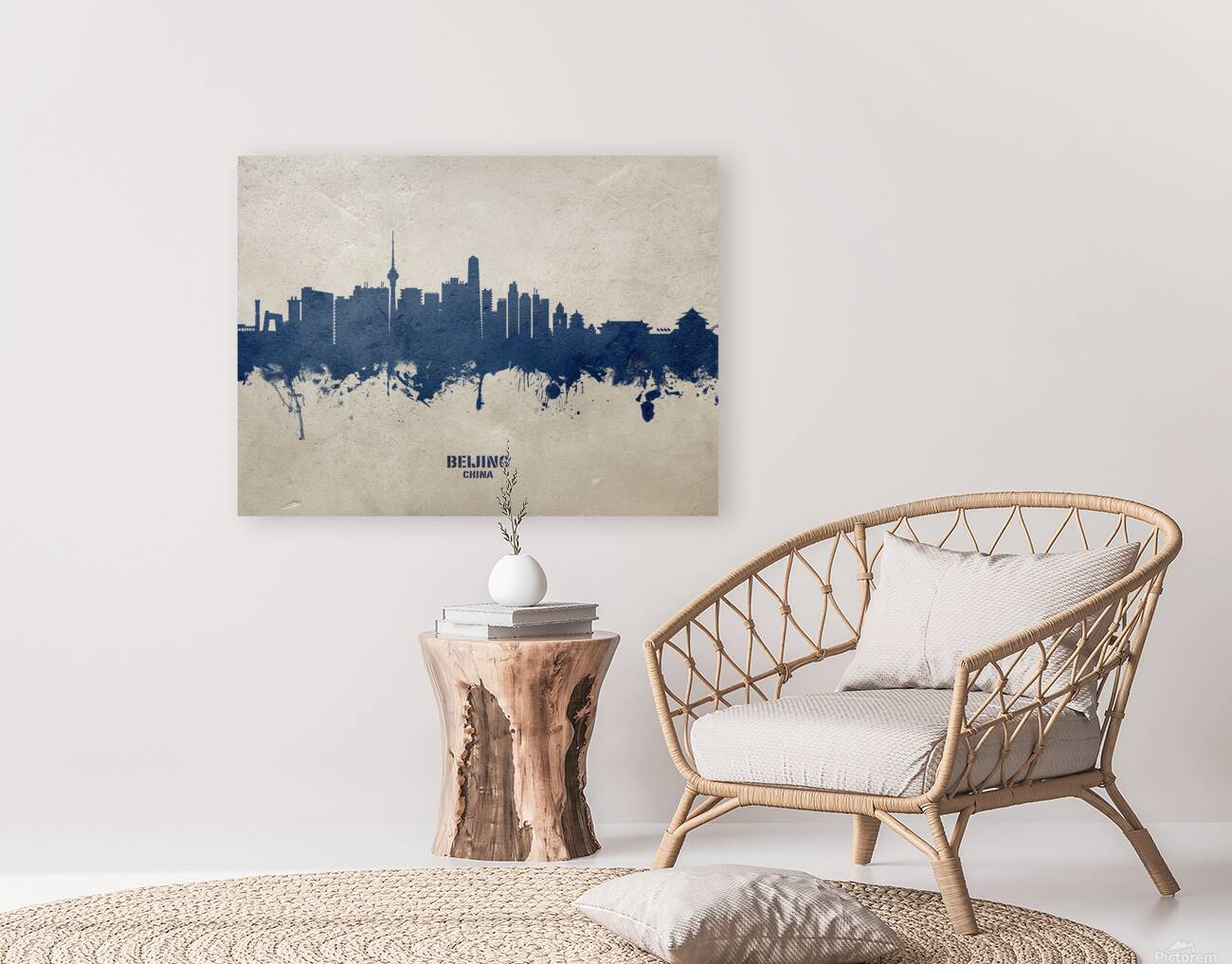 Beijing China Skyline Reproduction
