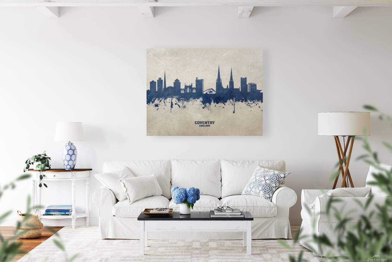 Coventry England Skyline Reproduction