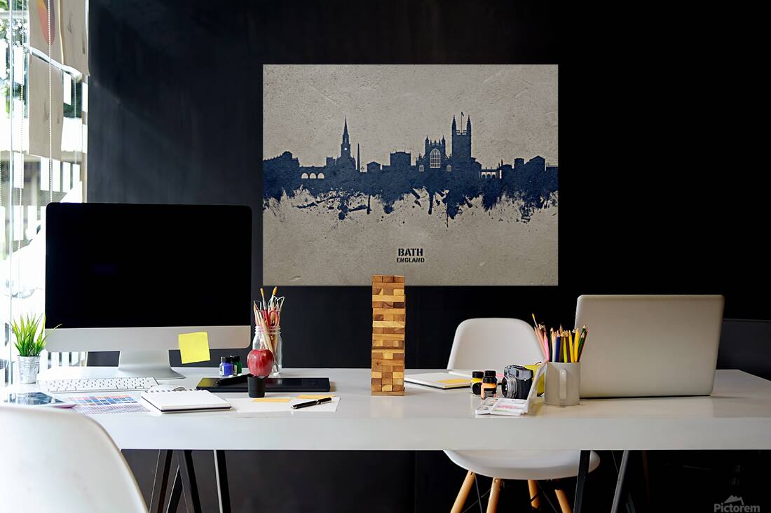 Bath England Skyline Cityscape Reproduction