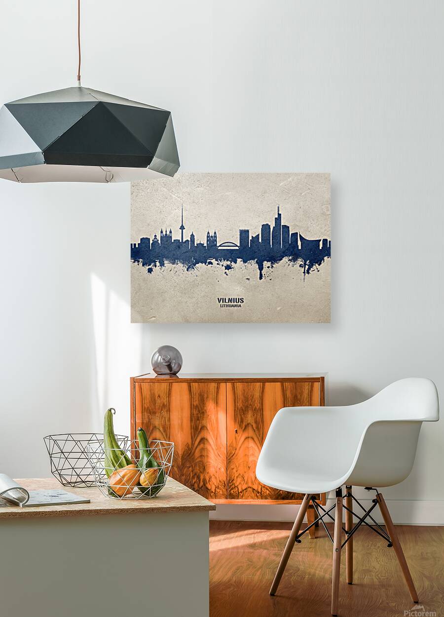 Vilnius Lithuania Skyline Reproduction