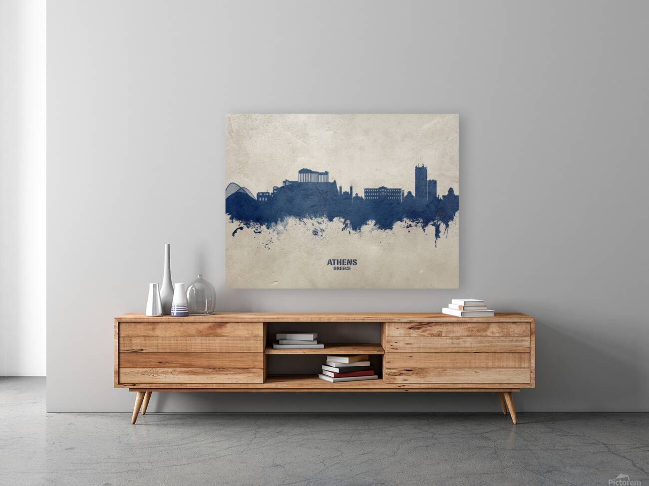 Athens Greece Skyline Reproduction