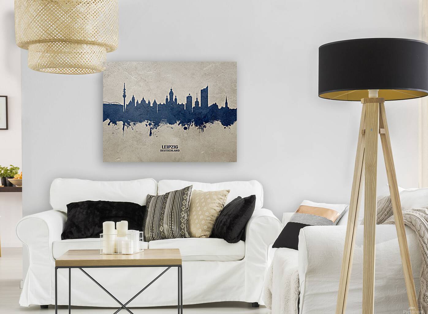 Leipzig Germany Skyline Reproduction