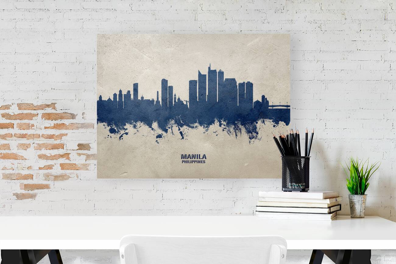 Manila Philippines Skyline Reproduction