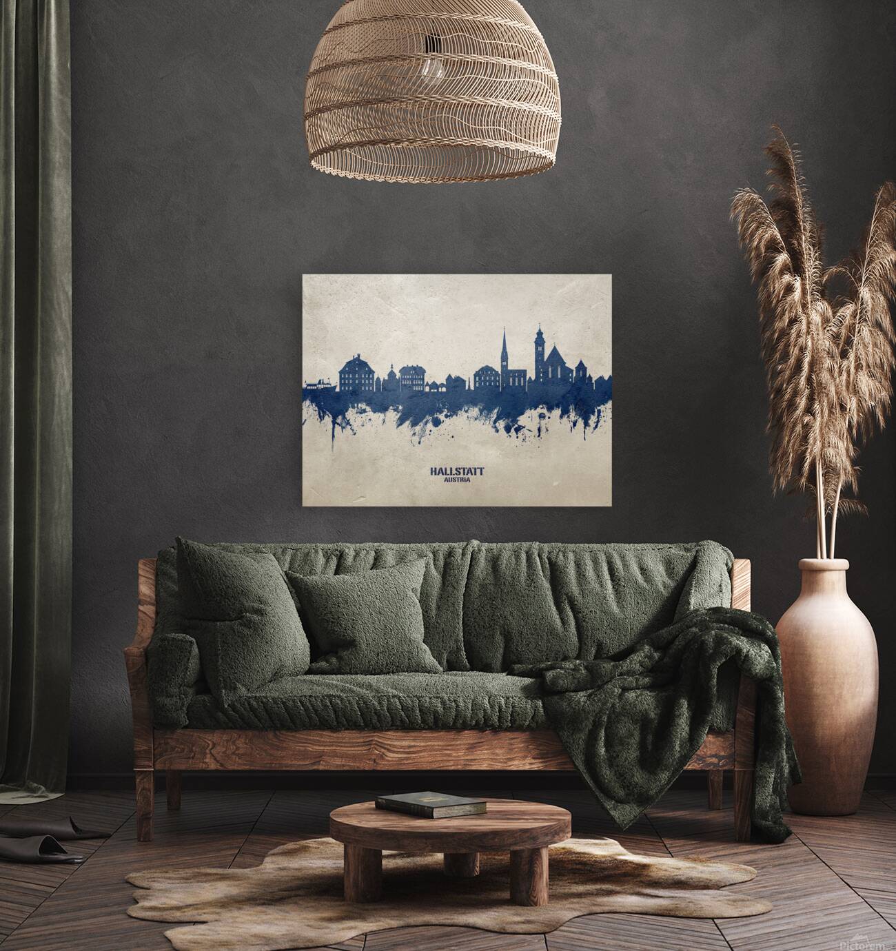 Hallstatt Austria Skyline Reproduction