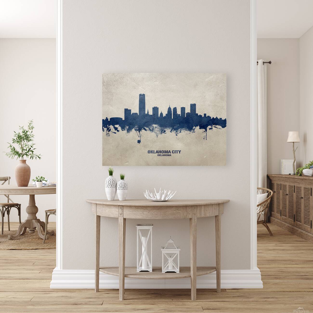 Oklahoma City Skyline Reproduction