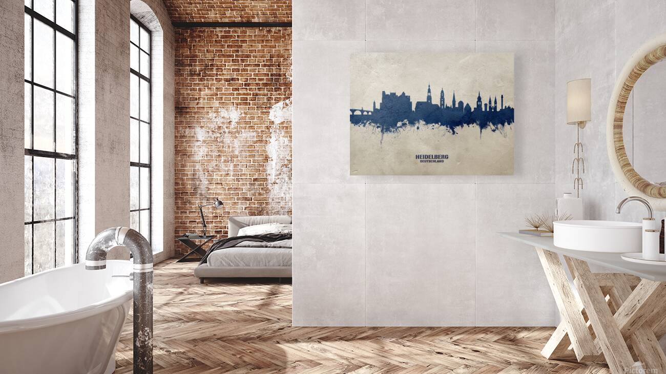 Heidelberg Germany Skyline Reproduction