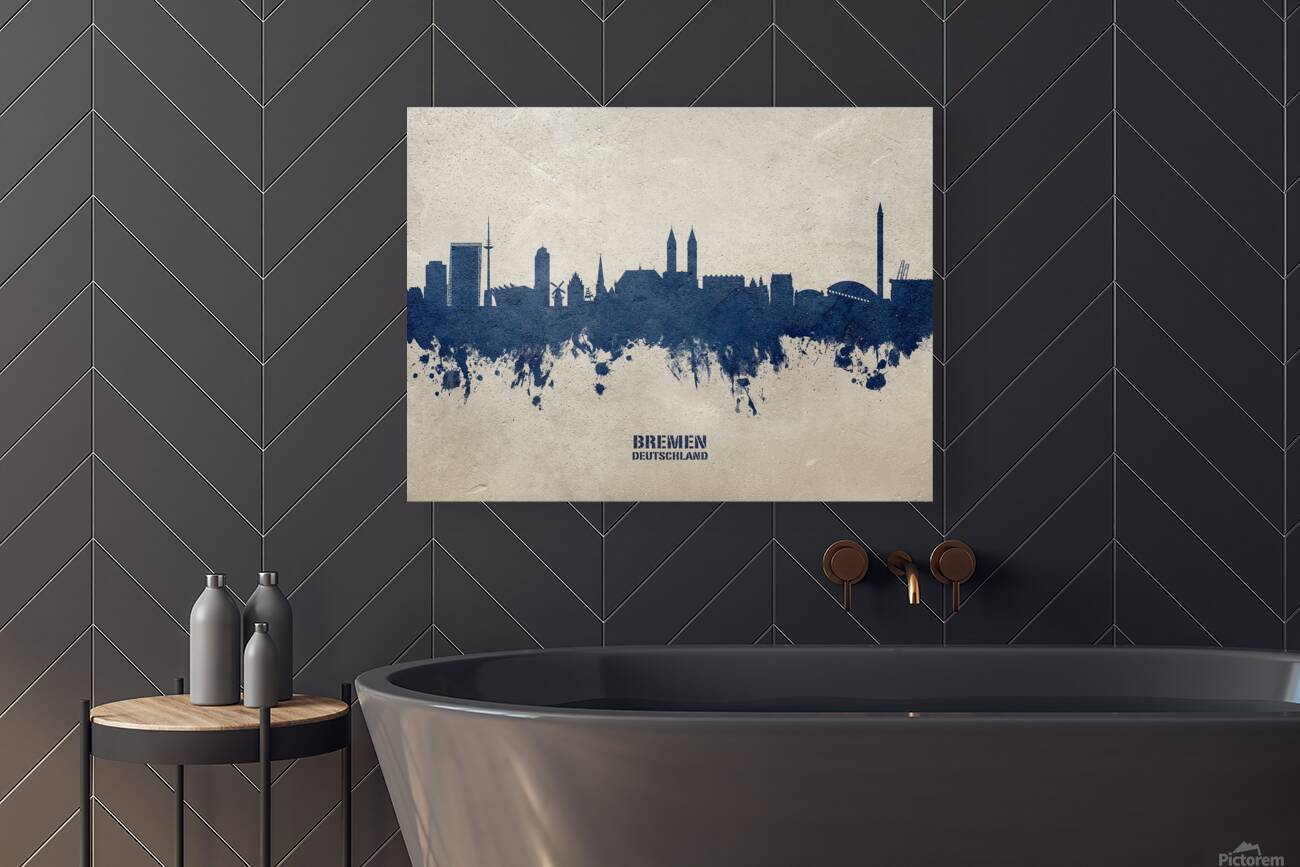Bremen Germany Skyline Reproduction