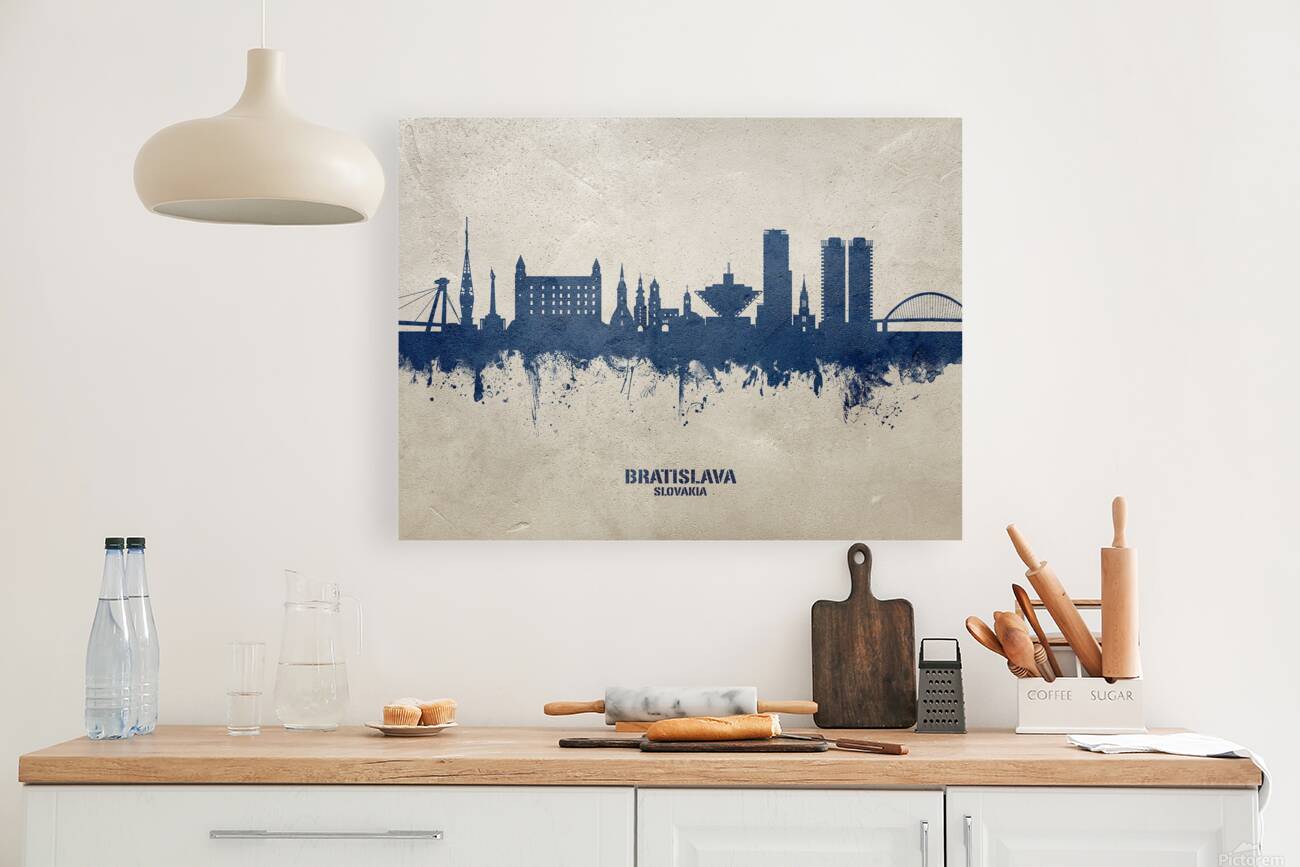 Bratislava Slovakia Skyline Reproduction