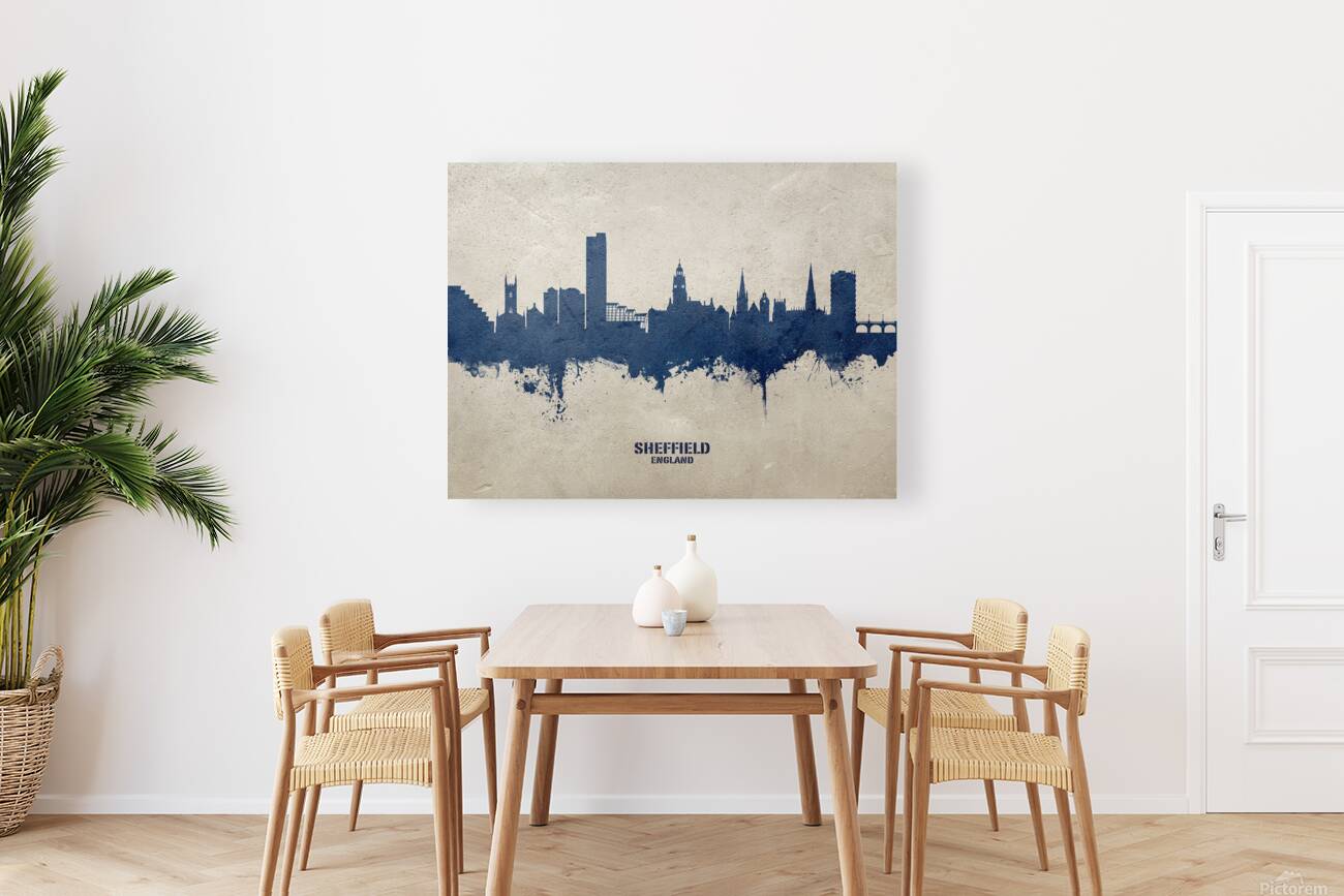 Sheffield England Skyline Reproduction