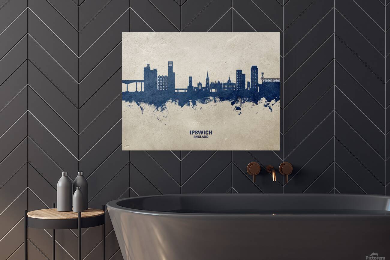 Ipswich England Skyline Reproduction