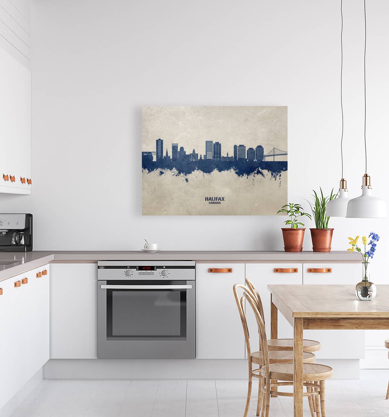 Halifax Canada Skyline Reproduction