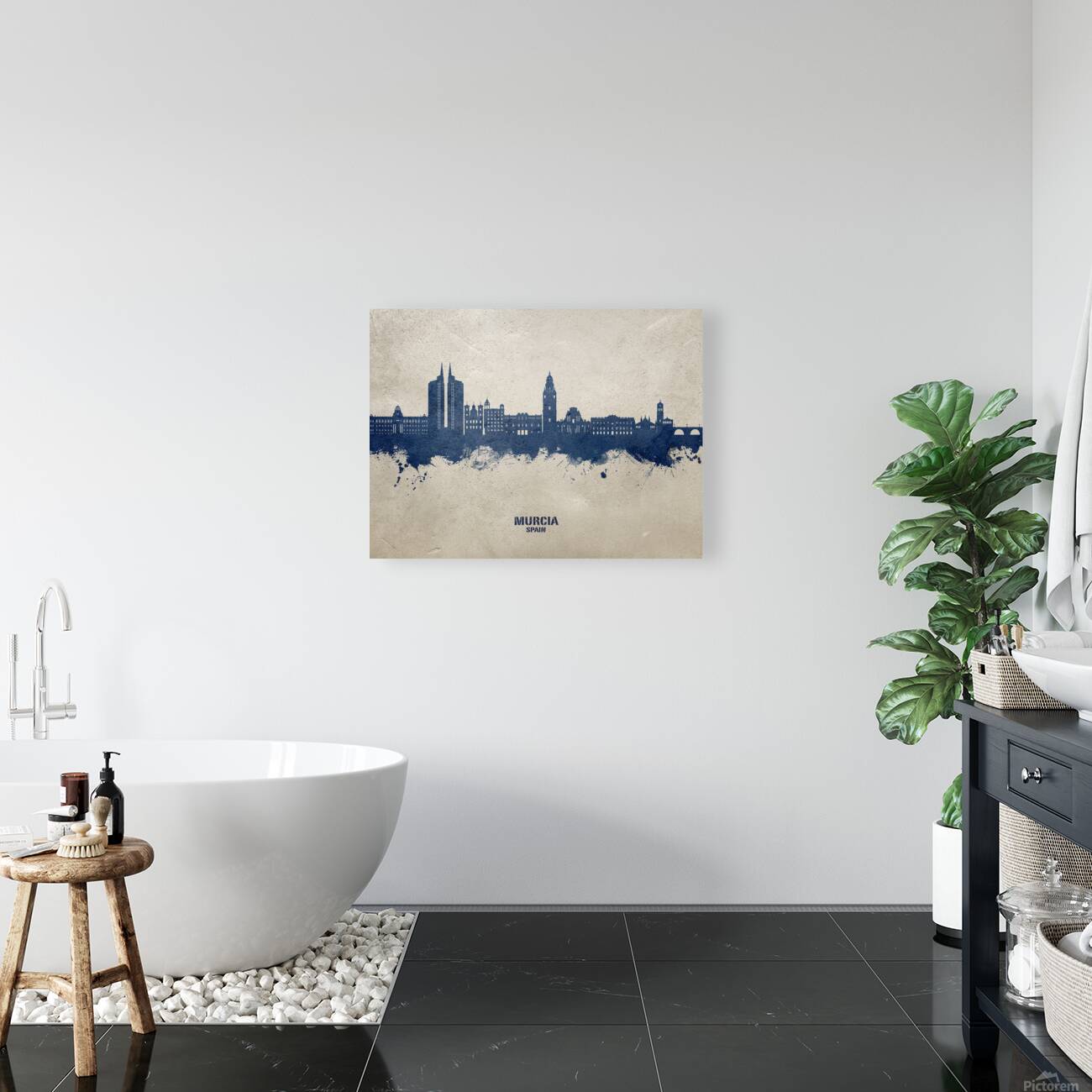 Murcia Spain Skyline Reproduction