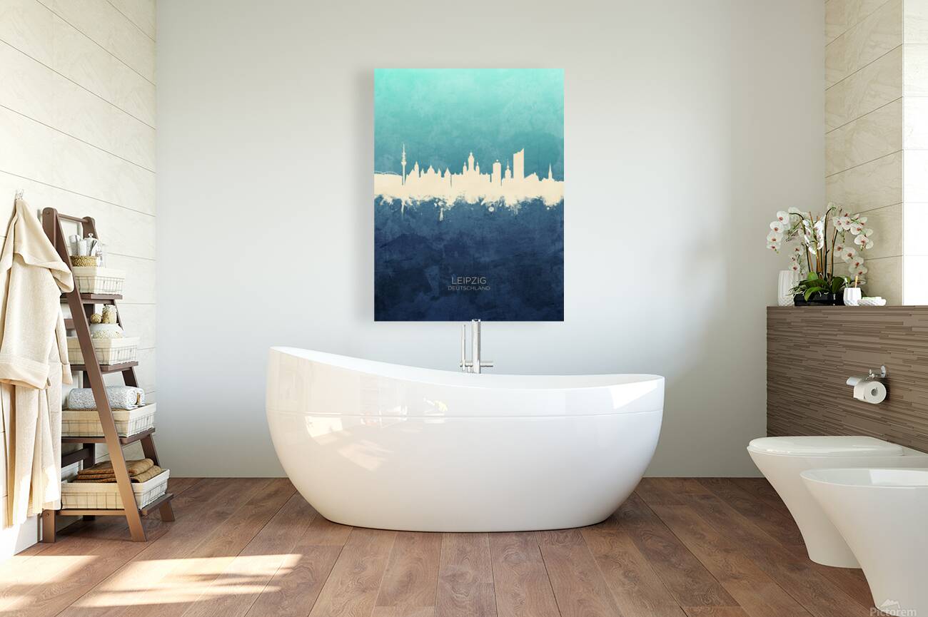 Leipzig Germany Skyline Reproduction