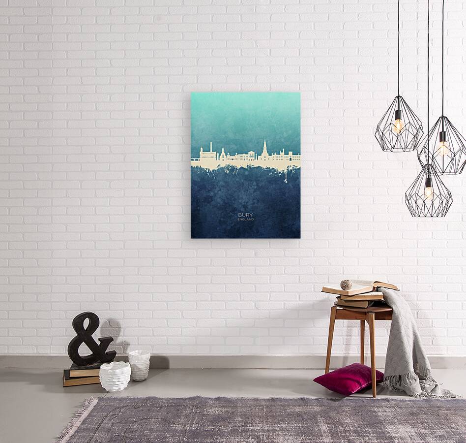 Bury England Skyline Reproduction