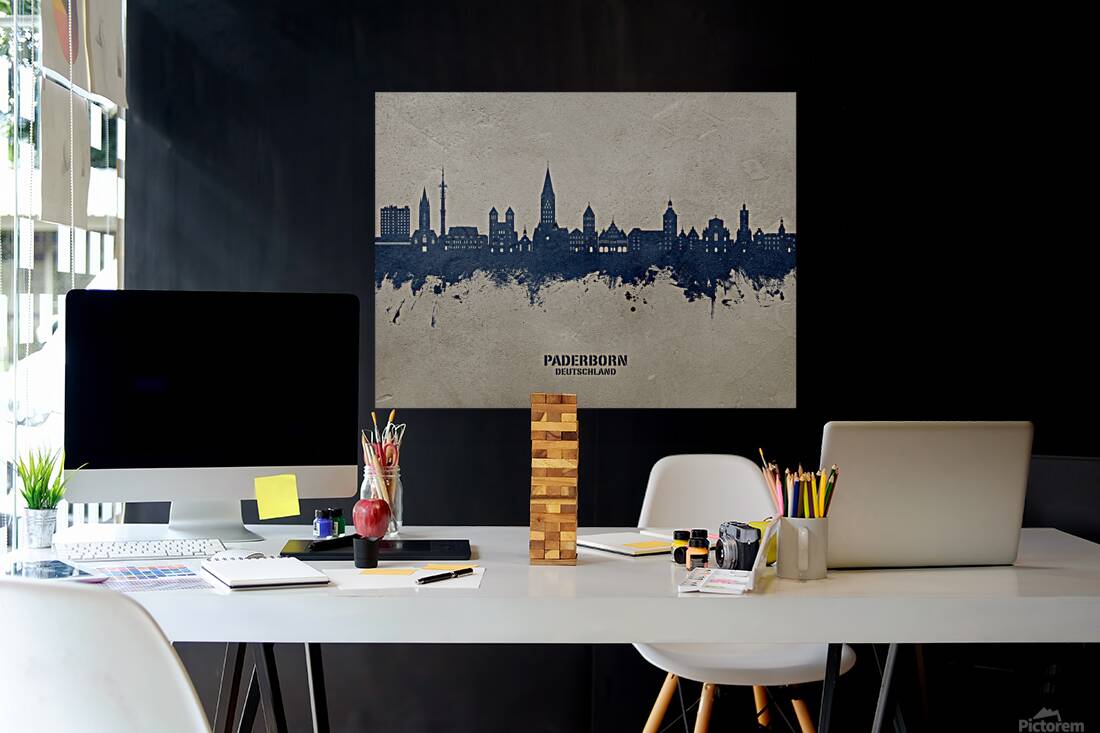 Paderborn Germany Skyline Reproduction