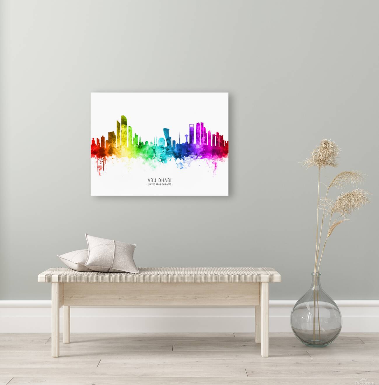 Abu Dhabi Skyline Reproduction