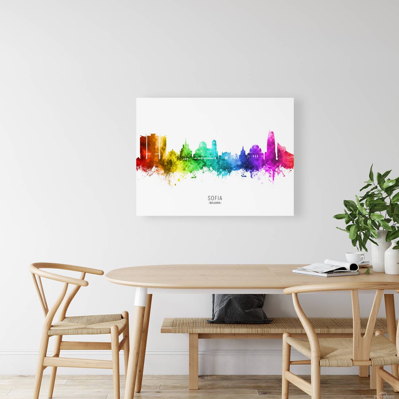 Sofia Bulgaria Skyline Reproduction
