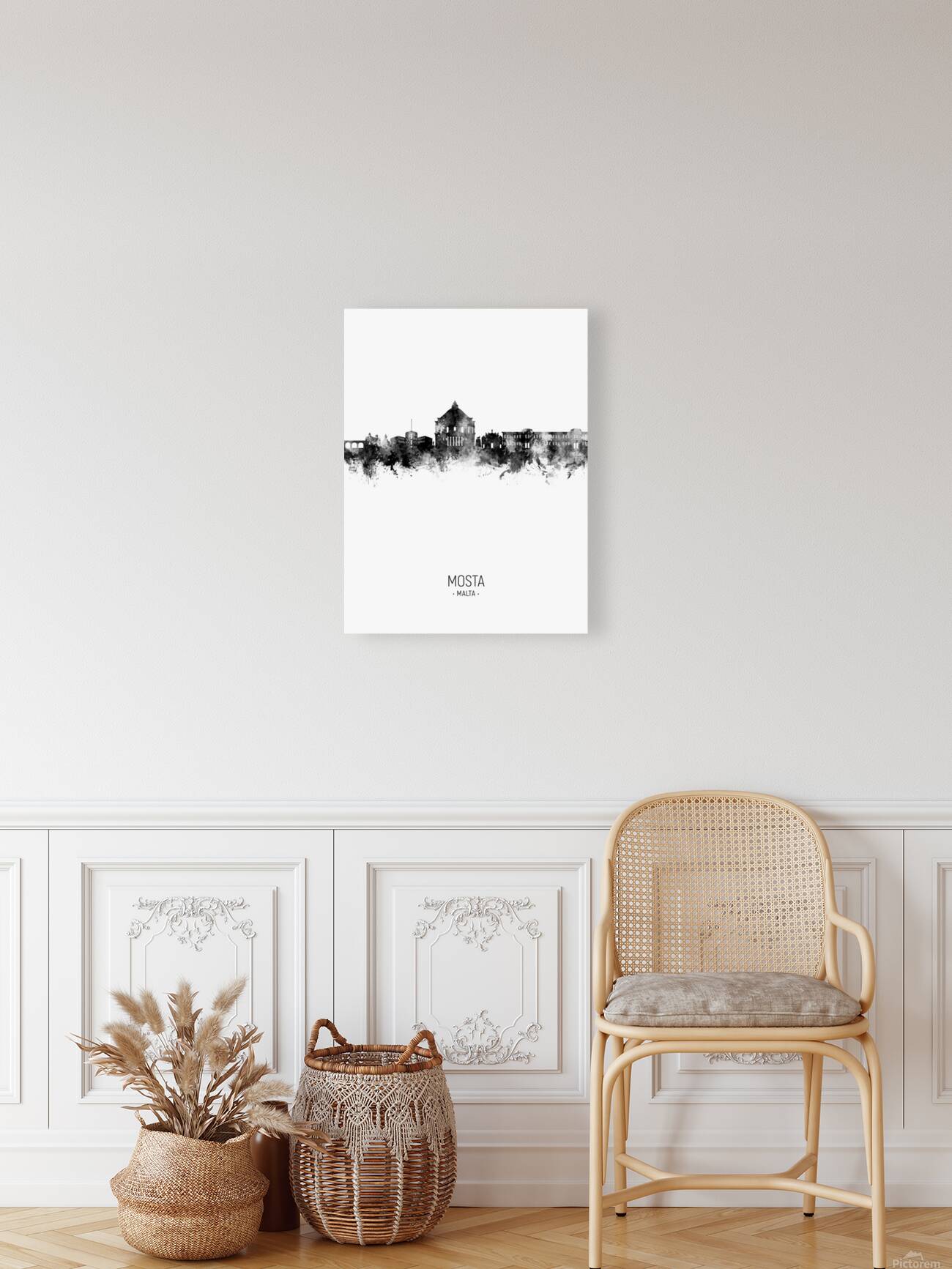 Mosta Malta Skyline Reproduction