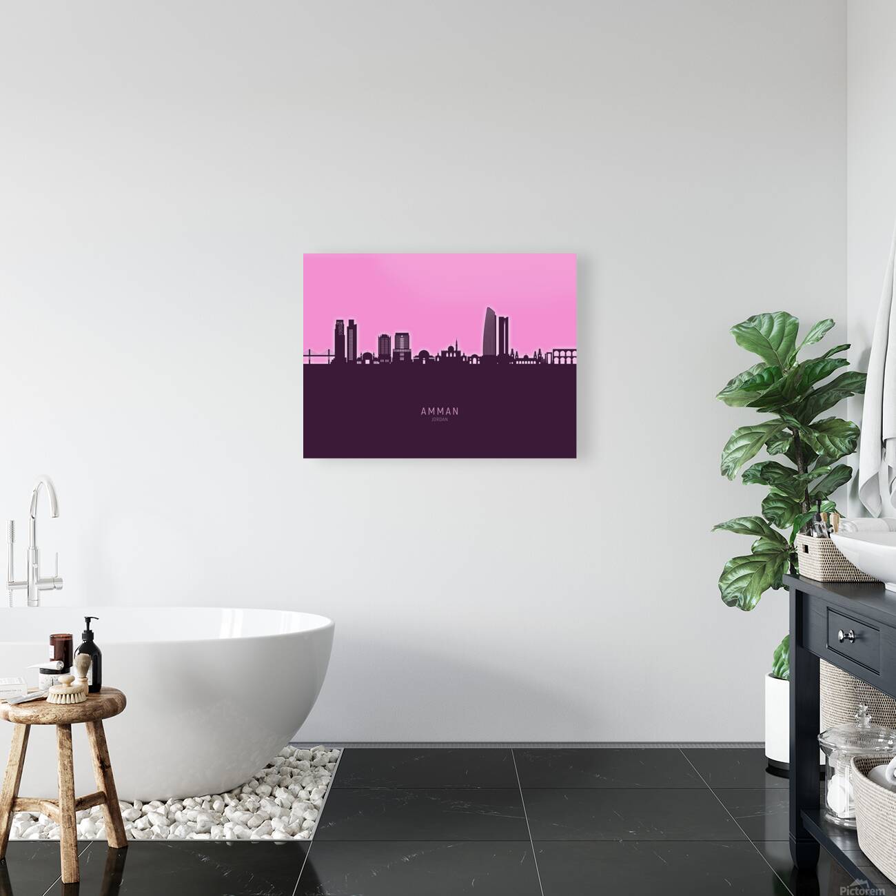 Amman Skyline Reproduction