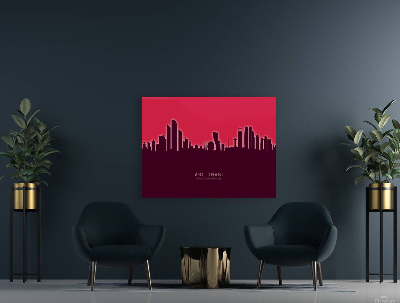 Abu Dhabi Skyline Reproduction