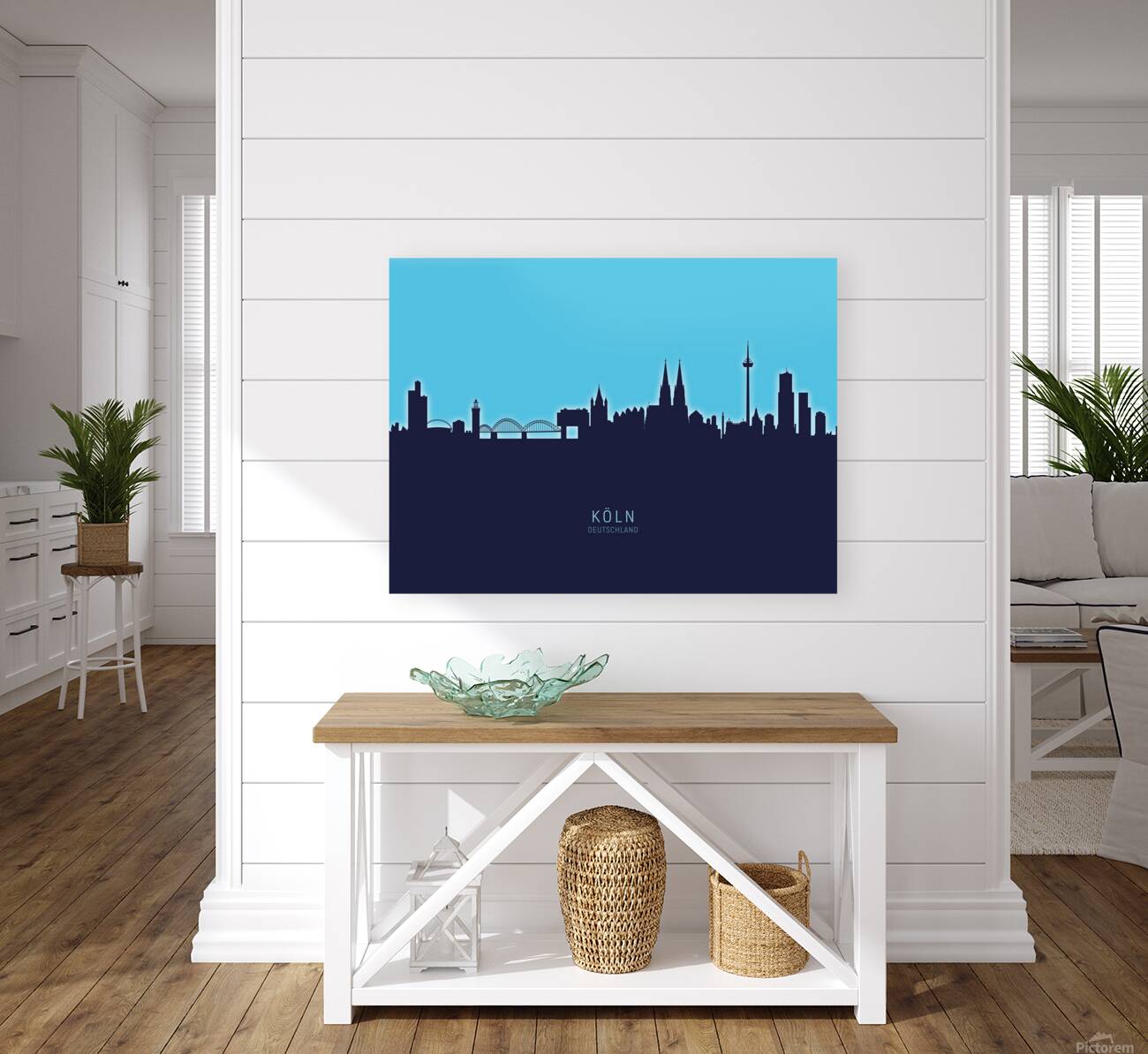 Cologne Germany Skyline Reproduction
