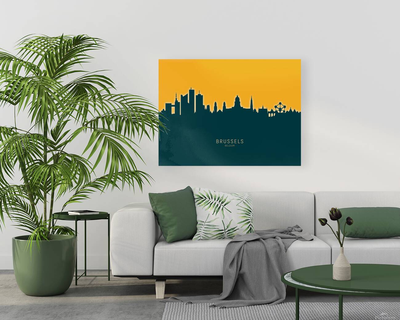 Brussels Belgium Skyline Reproduction
