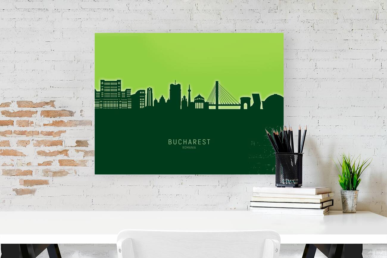 Bucharest Romania Skyline Reproduction