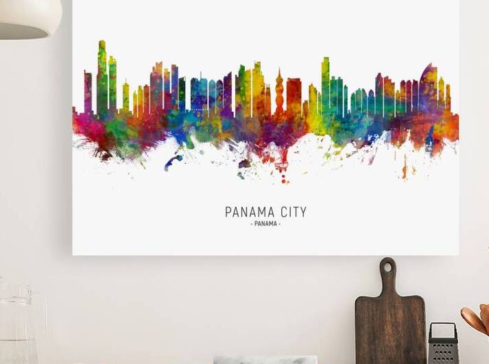 Panama City Skyline by Michael Tompsett