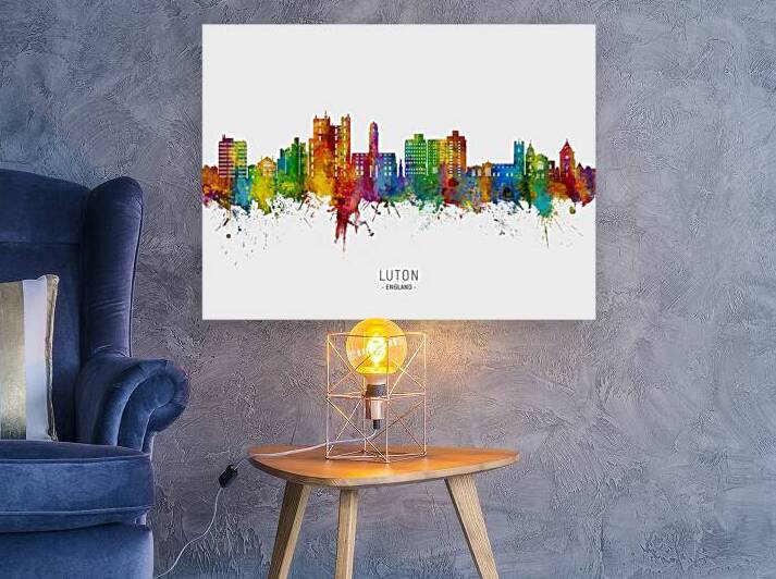 Luton England Skyline by Michael Tompsett