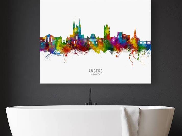 Angers France Skyline by Michael Tompsett