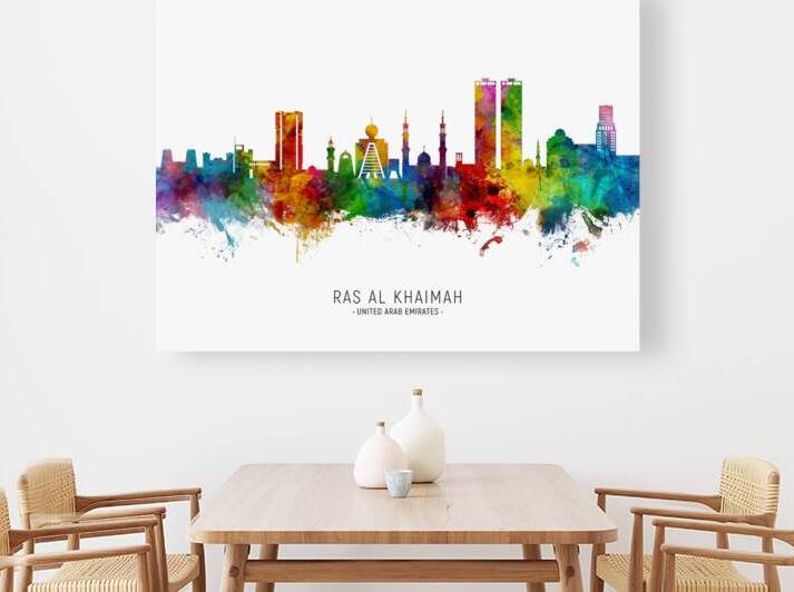 Ras Al Khaimah Skyline by Michael Tompsett