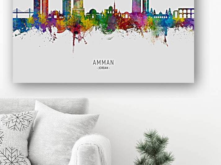 Amman Skyline by Michael Tompsett